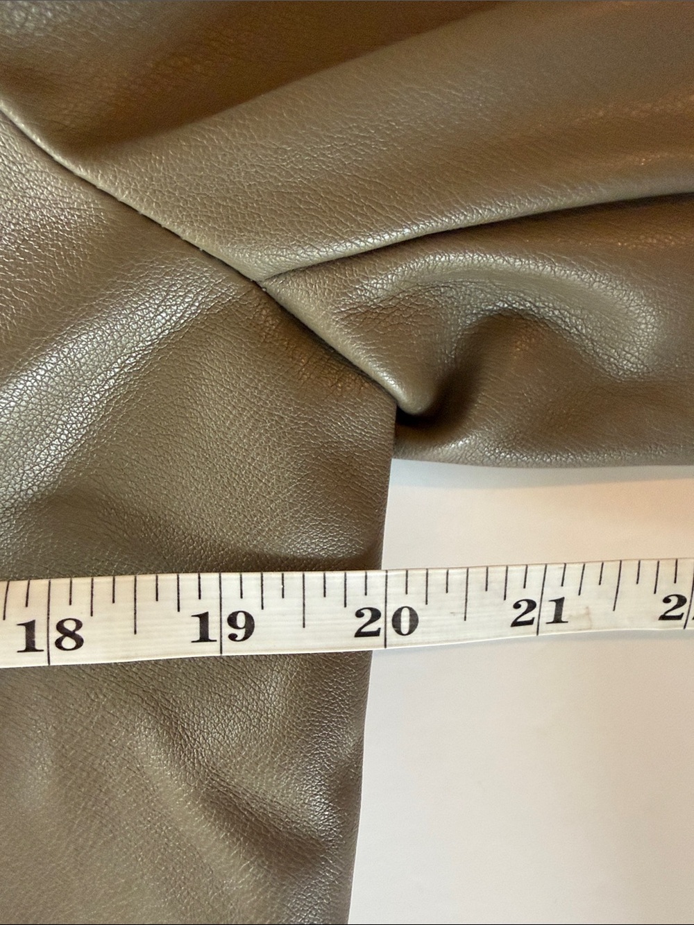 Anthropologie Avec Les Filles Cropped Vegan Faux Leather Jacket Moss Green Small - Picture 11 of 14